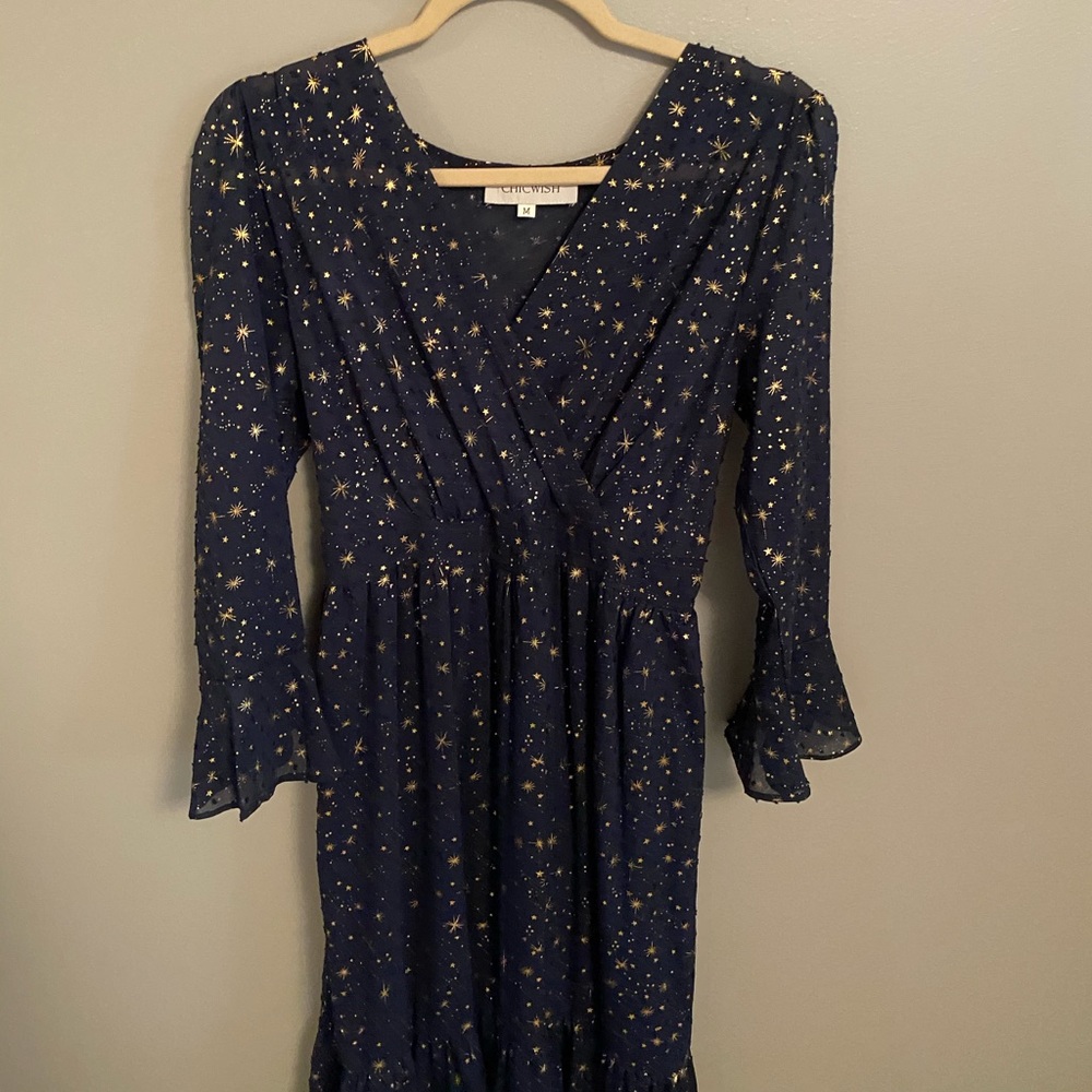 Glory of Love Star Printed Maxi Dress